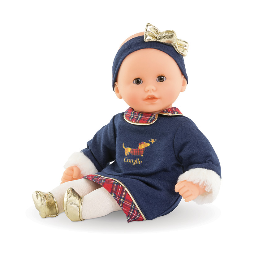 Poupon bébé câlin Margaux Corolle en fêtes 30 cm 