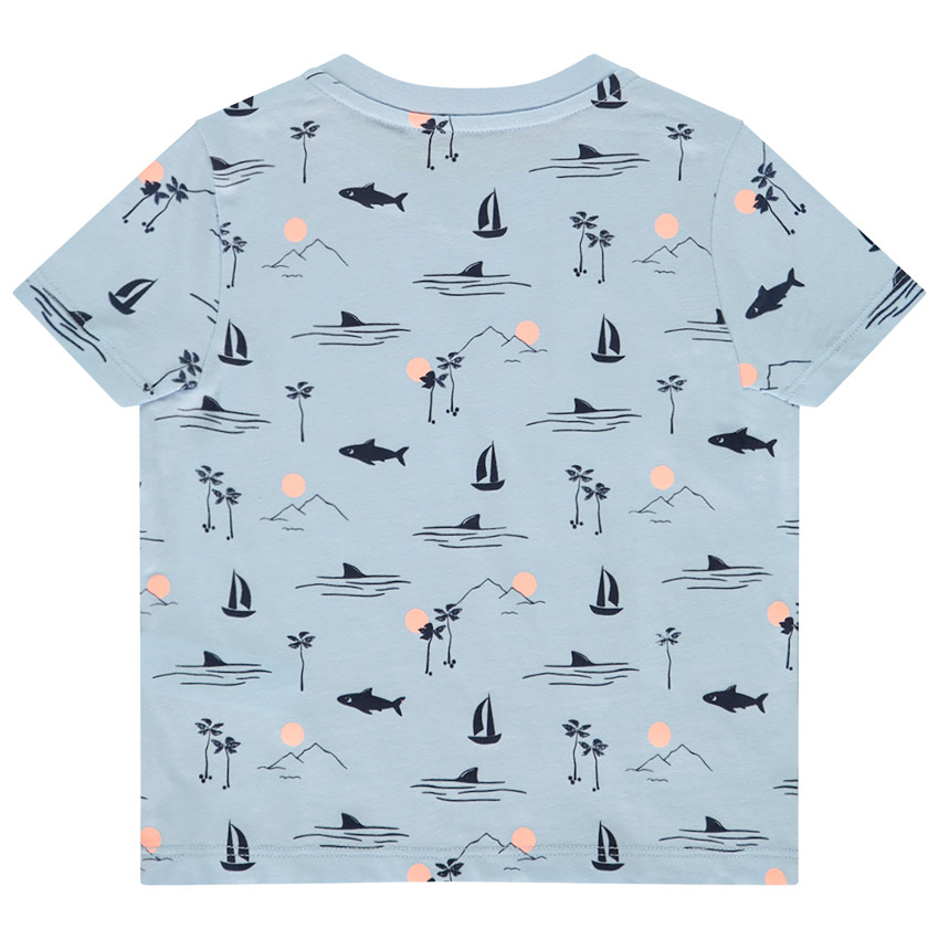 T-shirt manches courtes imprimé fantaisie pour bébé garçon 