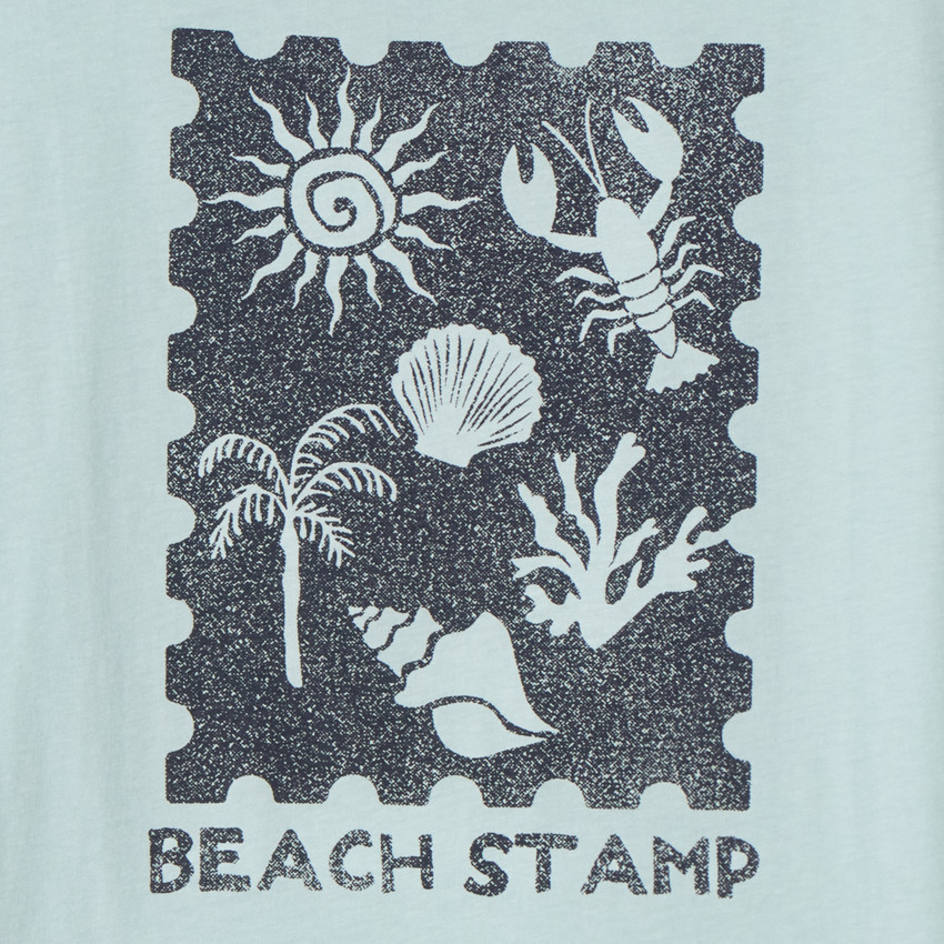 T-shirt manches courtes print fantaisie pour garçon 