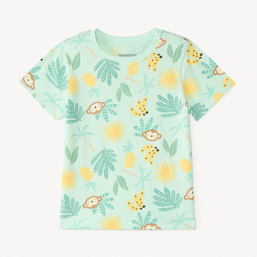 T-shirt manches courtes imprimé fantaisie pour bébé garçon 