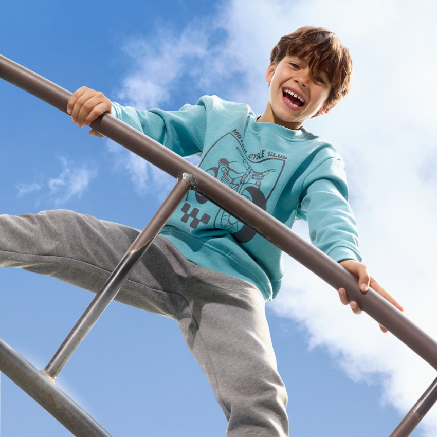 Ensemble jogging molleton print fantaisie pour garçon