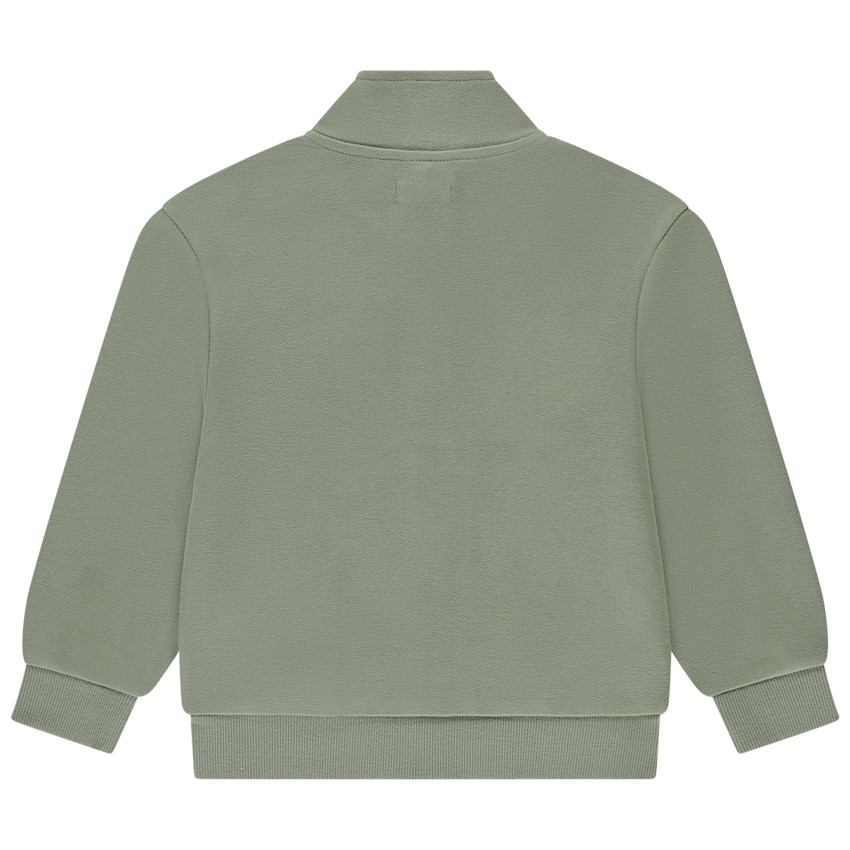 Gilet zippé à col montant et poche pour garçon 