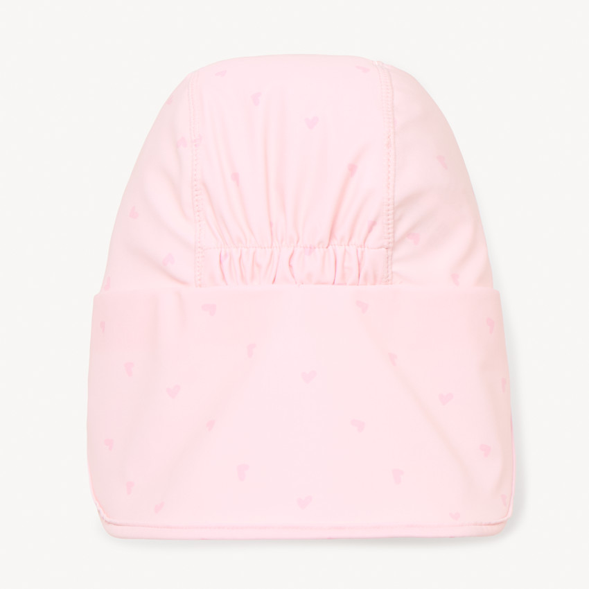Casquette saharienne anti-UV imprimé fleur d'hibiscus pour bébé fille 