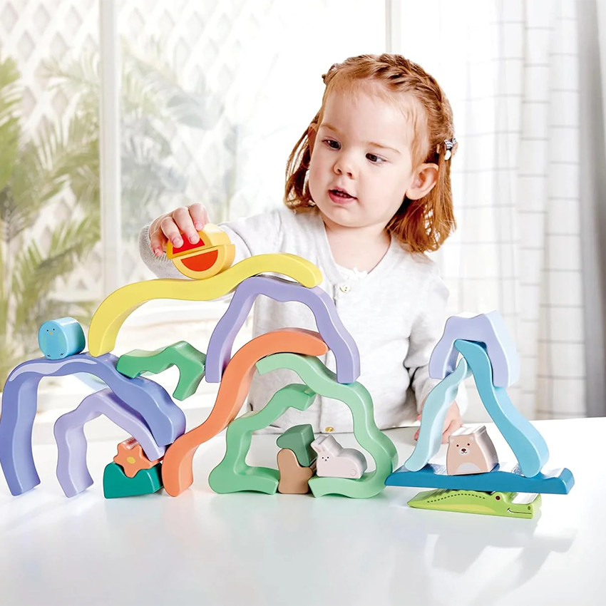 Blocs à empiler Nature et animaux  