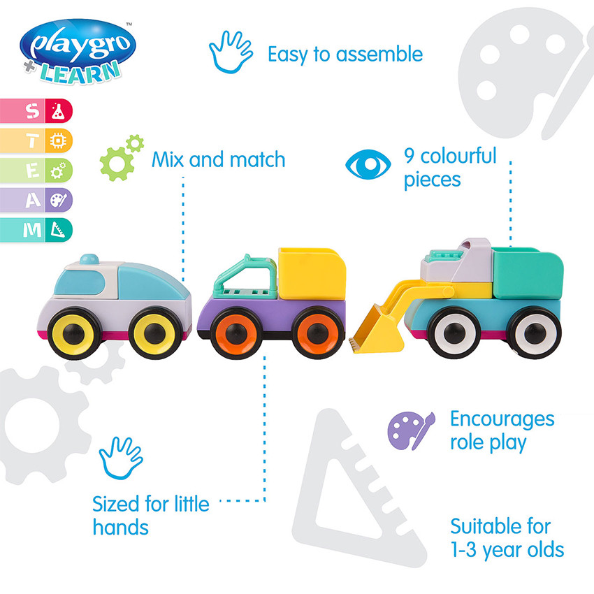Véhicules miniatures Build and Drive 