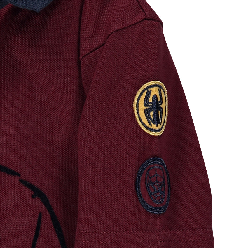 Polo manches longues effet 2 en 1 Marvel print Spiderman 