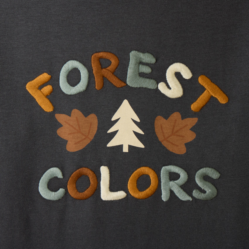 T-shirt manches longues brodé et printé pour garçon 