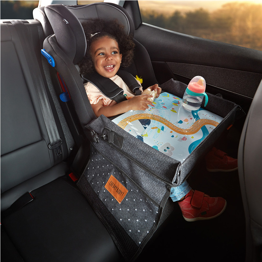 Tablette de voyage multi-activités enfant pour siège auto