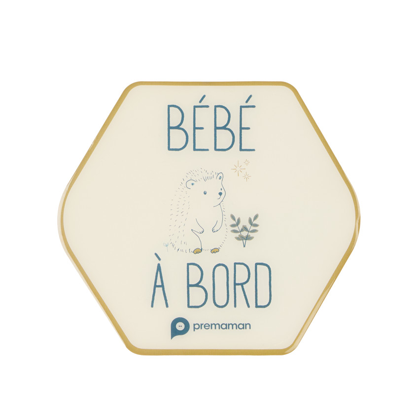 Panneaux adhésif bébé à bord hérisson 