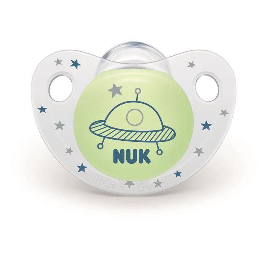 Lot de 2 sucettes Trendline night 18-36 mois - Bleu 