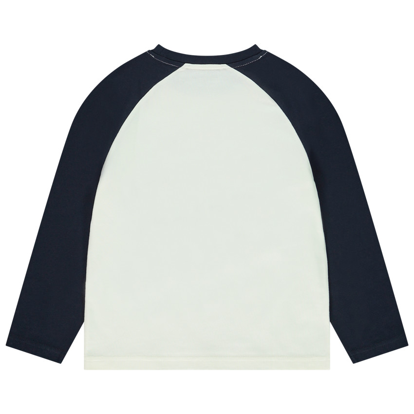 T-shirt manches longues raglan print basket pour garçon 