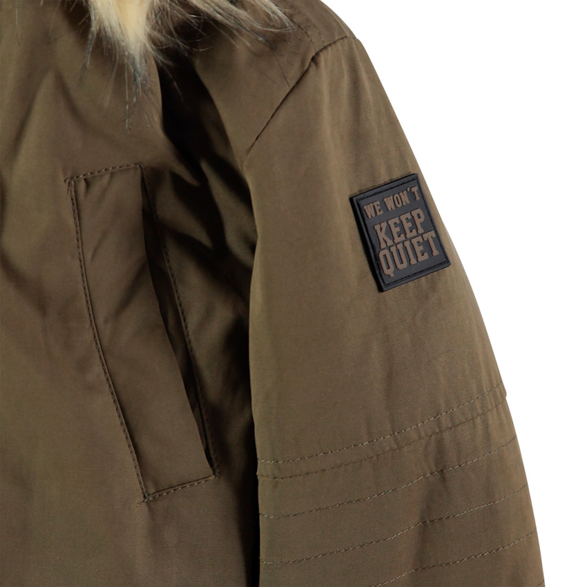 Parka 2 en 1 doublée sherpa pour enfant garçon 