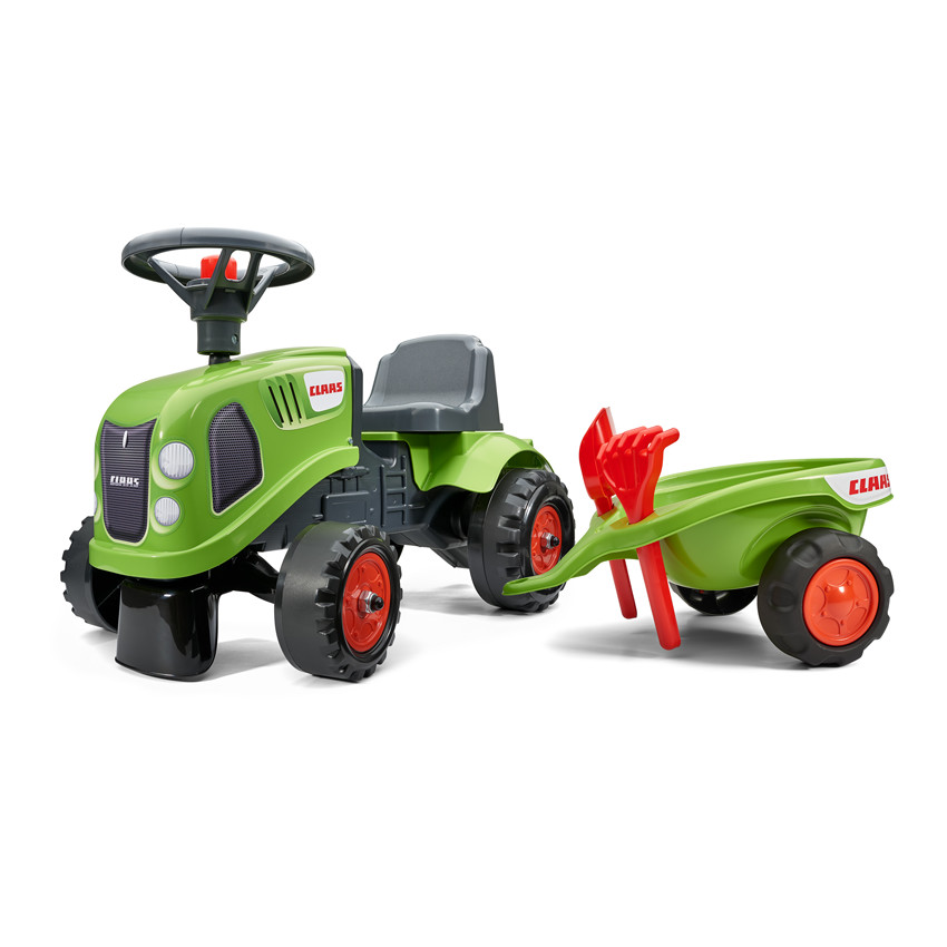 Tracteur Claas avec remorque 