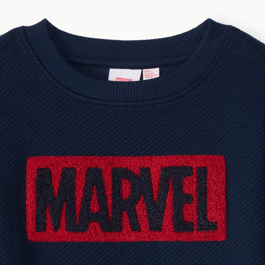 Sweat molleton à patch bouclettes Marvel pour garçon 