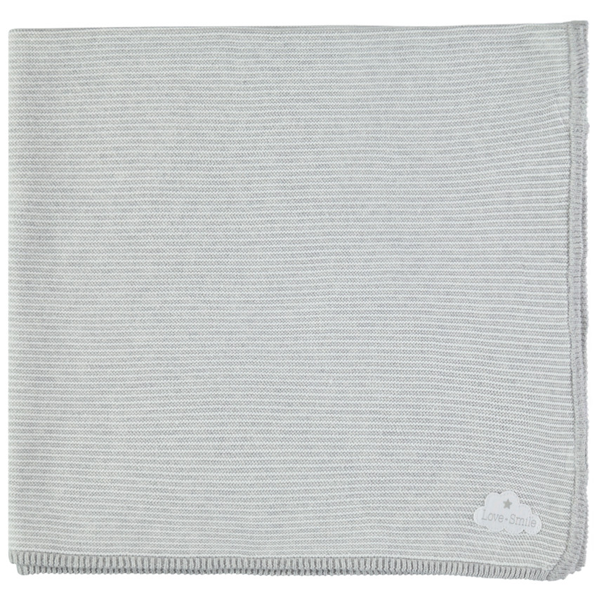 Couverture unie en coton bio 