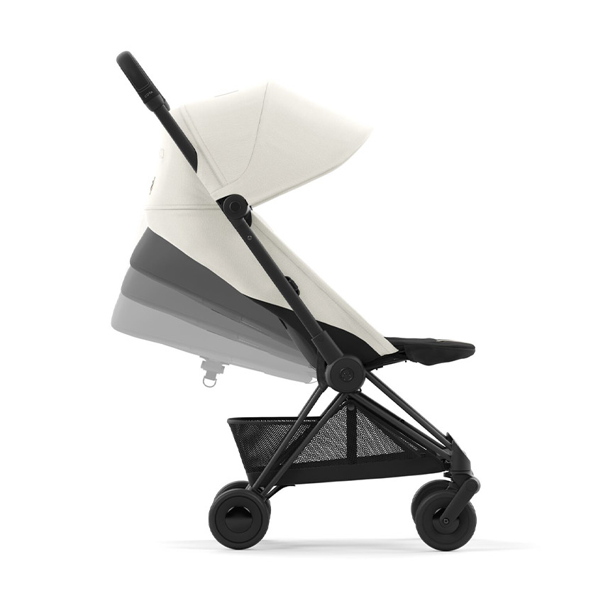 Poussette ultra-compacte Coya matt black/off white 