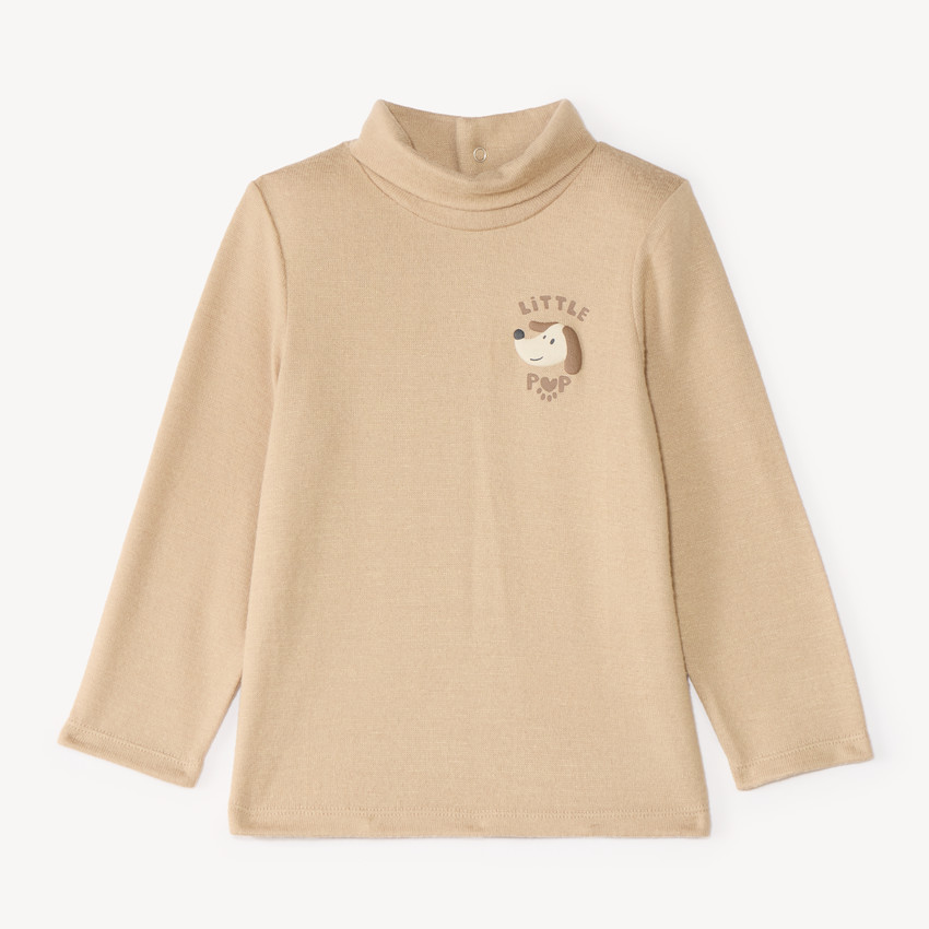Sous-pull col cheminée bébé garçon print chien