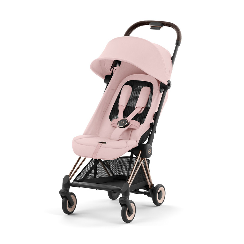 Poussette ultra-compacte Coya rosegold/peach pink 
