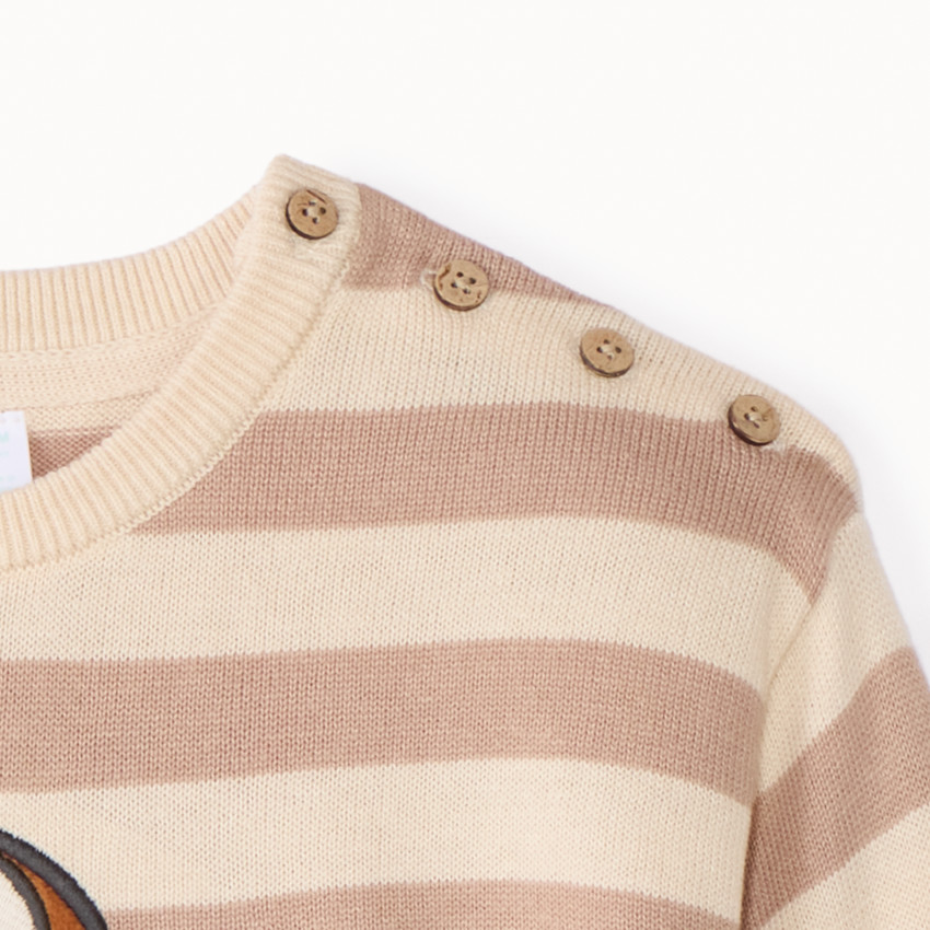 Pull tricot avec broderie Tic et Tac Disney pour bébé garçon 