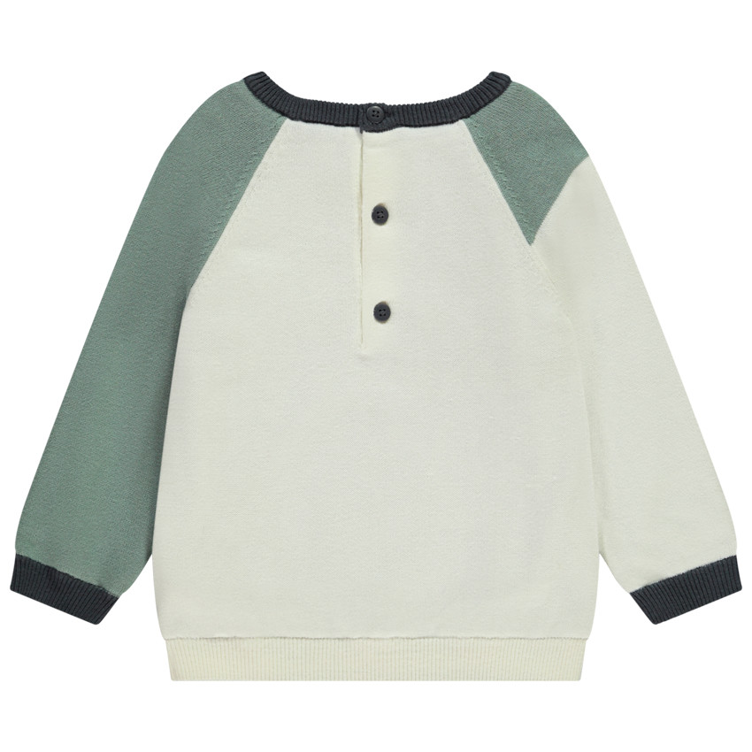 Pull manches longues fantaisie en tricot pour bébé garçon  
