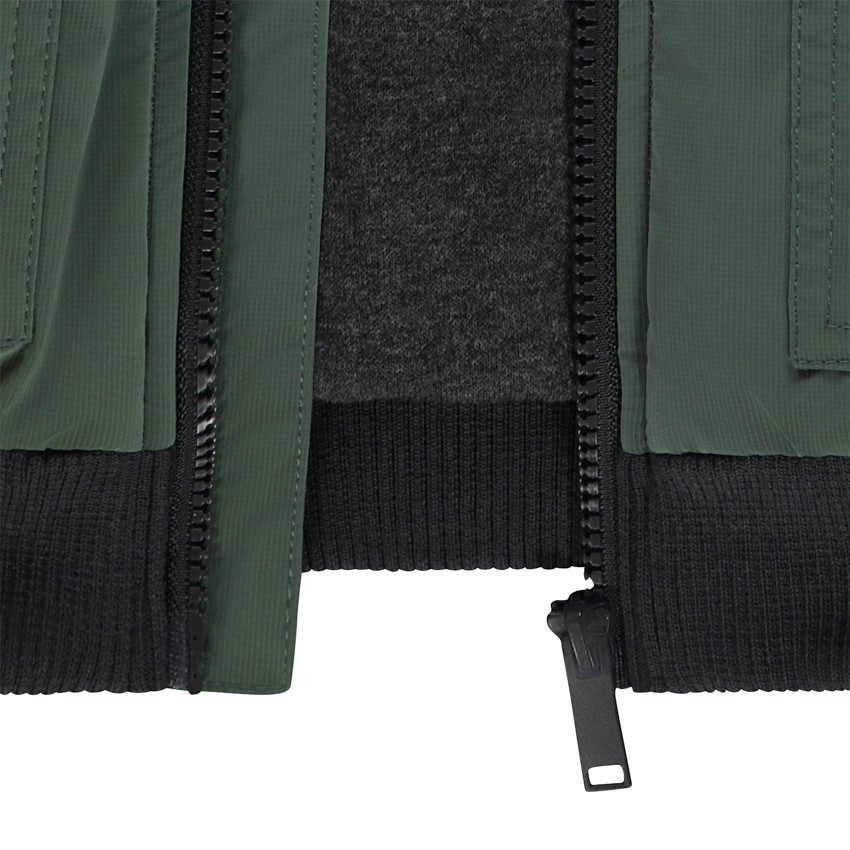Blouson aviateur avec capuche molleton pour garçon 