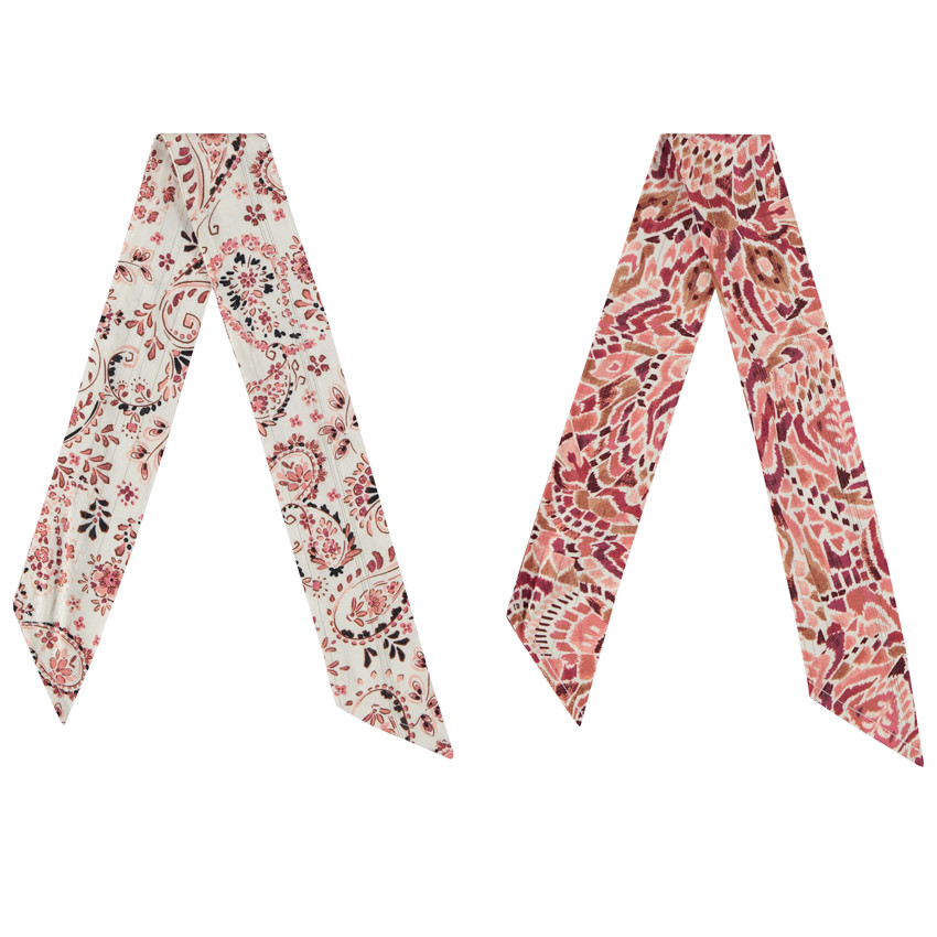 Lot de 2 bandeaux à nouer imprimés bohèmes pour fille 