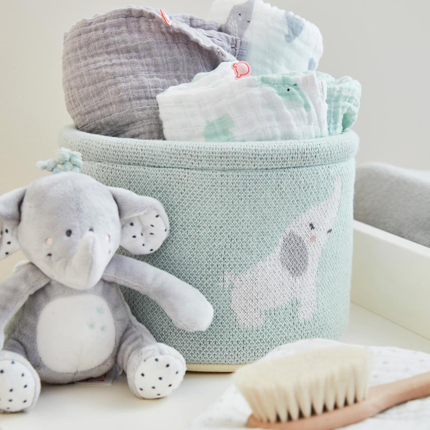 Panier de rangement en coton - Anna & Milo 