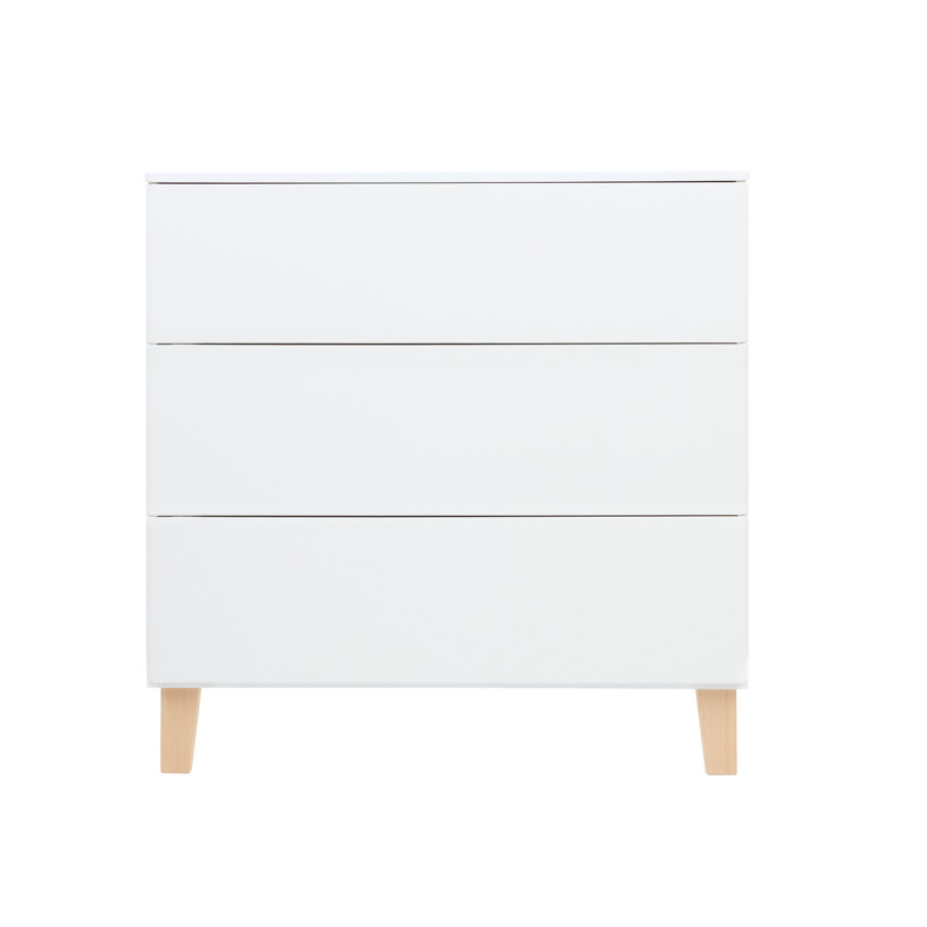 Commode 3 tiroirs blanche Noah 2.0 