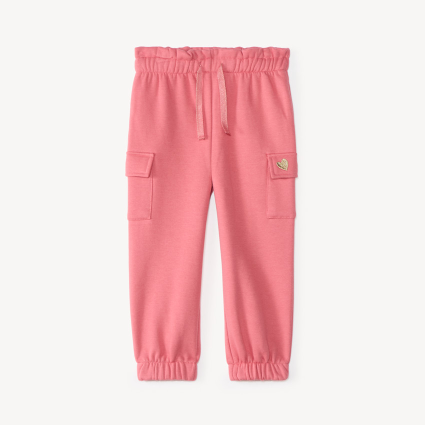 Pantalon de jogging bébé fille style cargo 