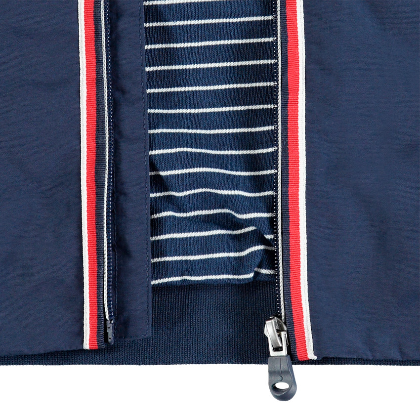 Coupe-vent à capuche doublé jersey pour enfant garçon Main Coupe-vent à capuche doublé jersey pour enfant garçon