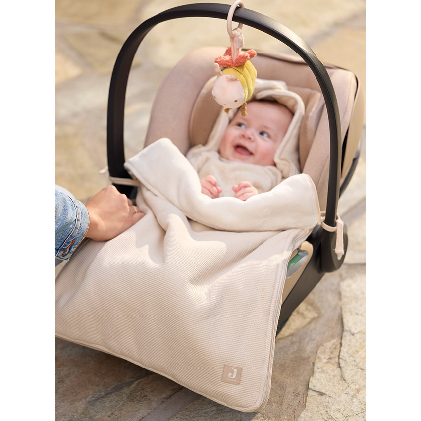 Nid d'ange pour siège auto 0+ Waffle Sand 