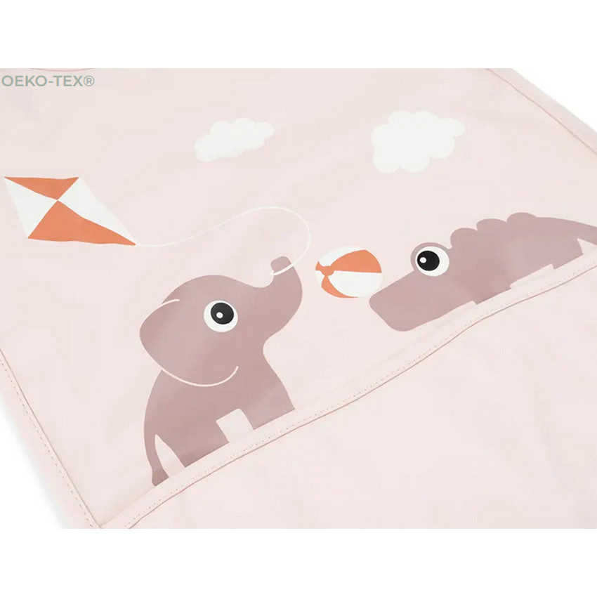 Bavoir velcro imperméable Playground Rose 