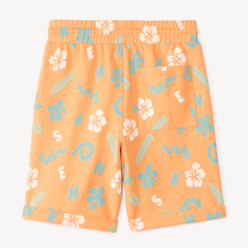 Lot de 2 bermudas en molleton fantaisie pour garçon 
