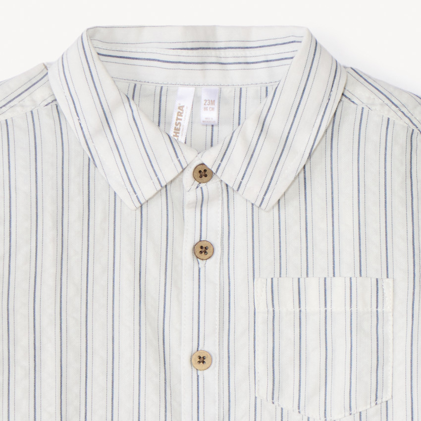 Chemise manches courtes rayée pour bébé garçon 