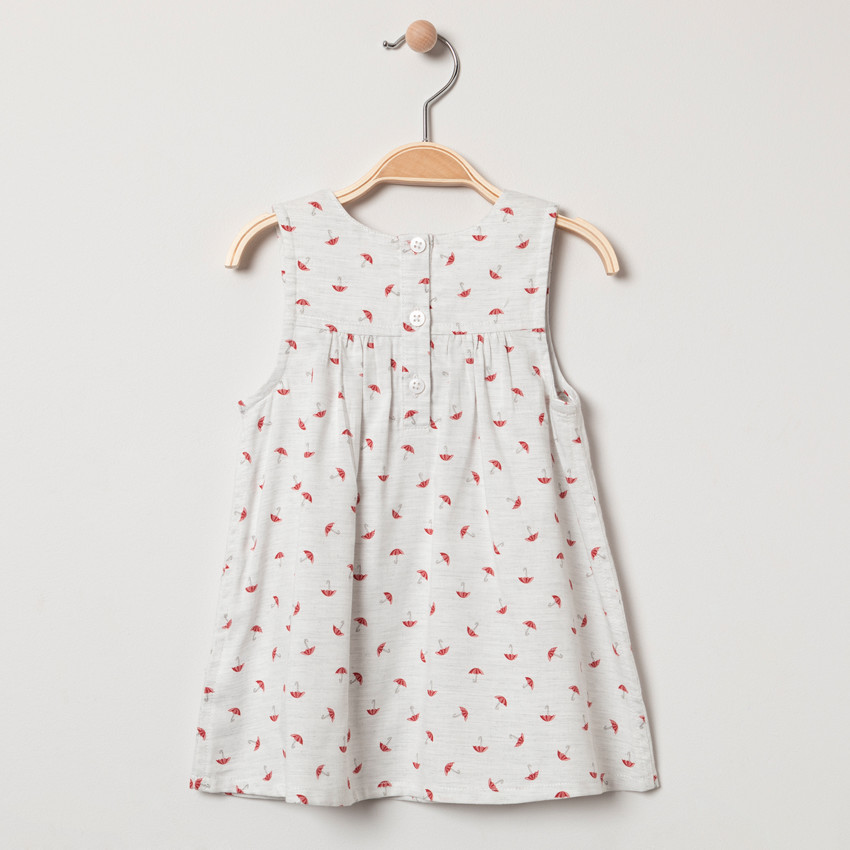 Tunique sans manches imprimée parapluies all-over 