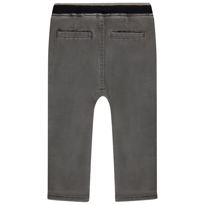 Jean doublé micropolaire uni pour bébé garçon 