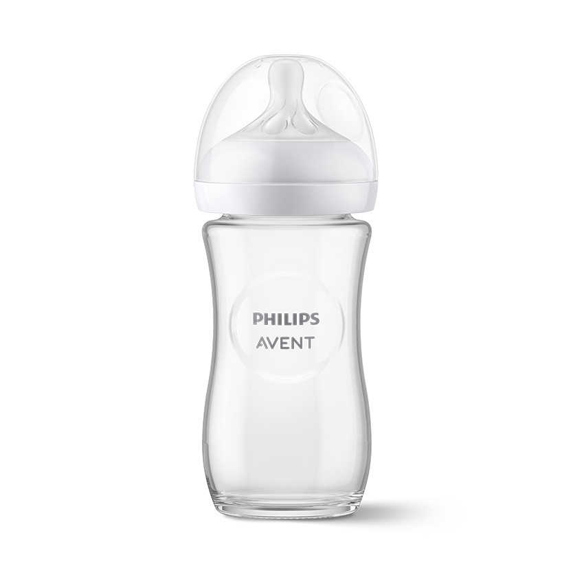 Biberon en verre Natural Response 240 ml - Transparent (Avent) - Image 2