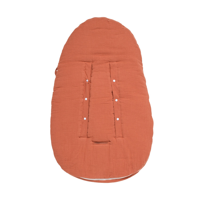 Nid d'ange en gaze de coton Les Unis terracotta 