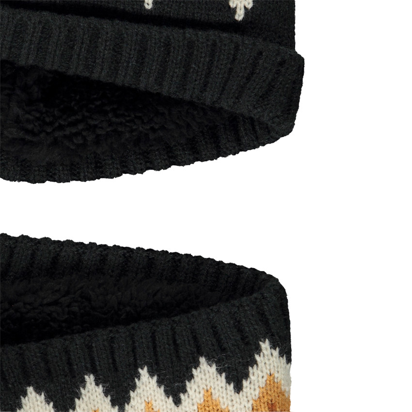 Ensemble 2 pièces tricoté zigzag pour bébé garçon 