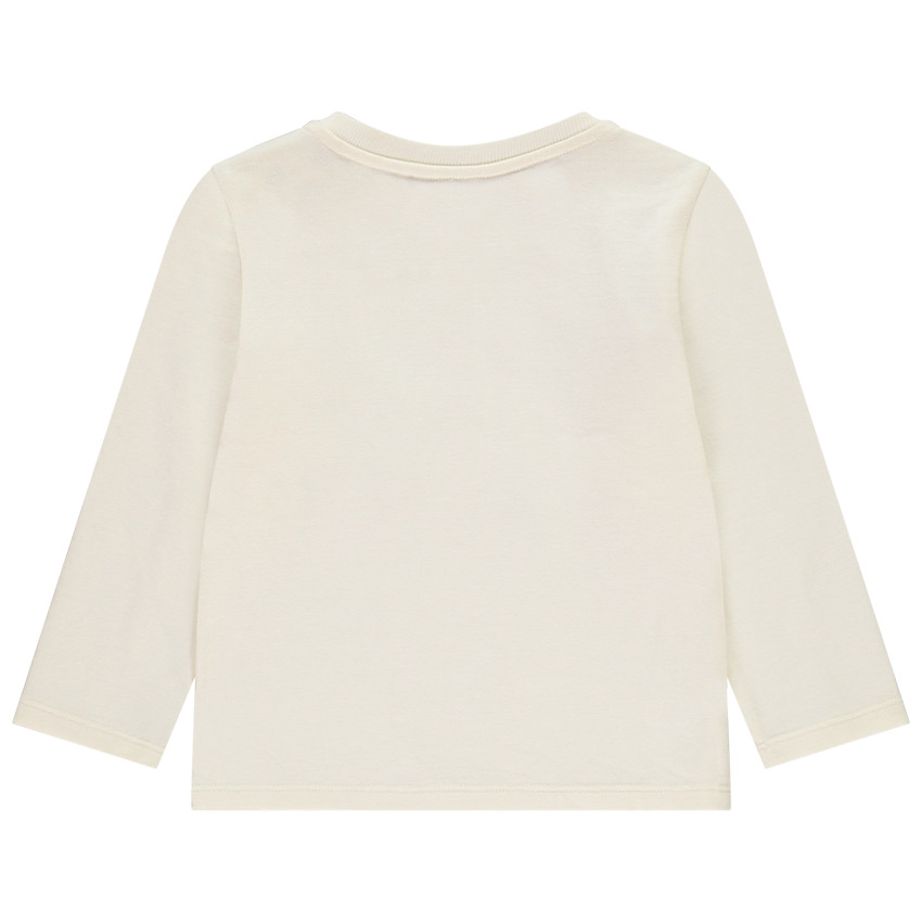 T-shirt à manches longues print volcan et broderie pour bébé garçon 