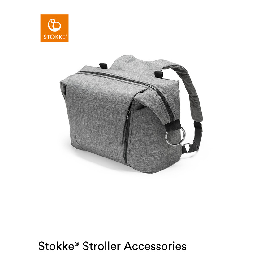 Sac à langer - Noir mélangé 