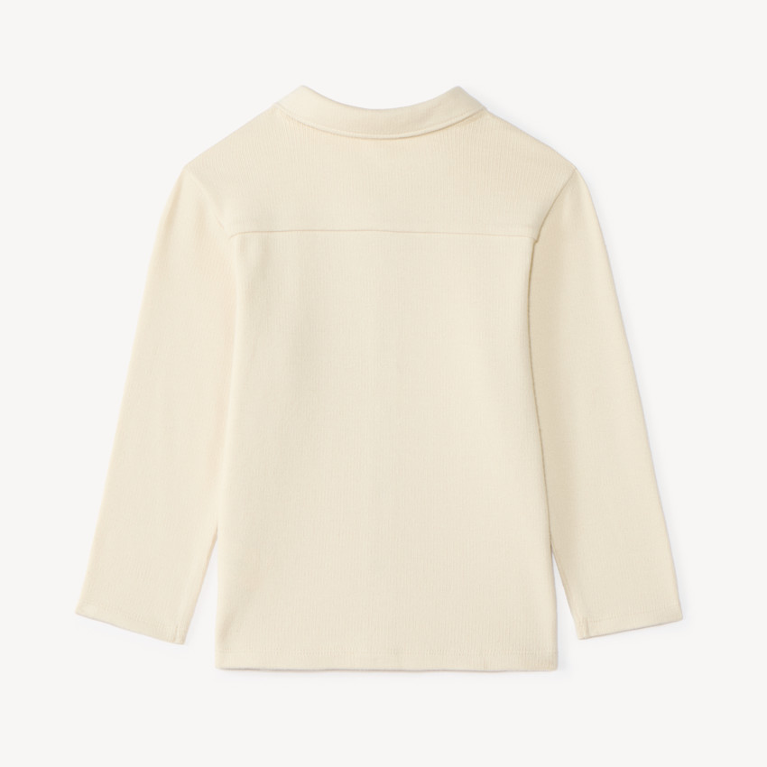 Chemise bébé garçon à manches longues en maille fantaisie 