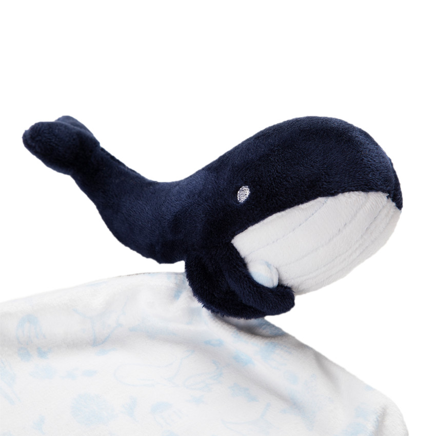 Doudou mouchoir baleine