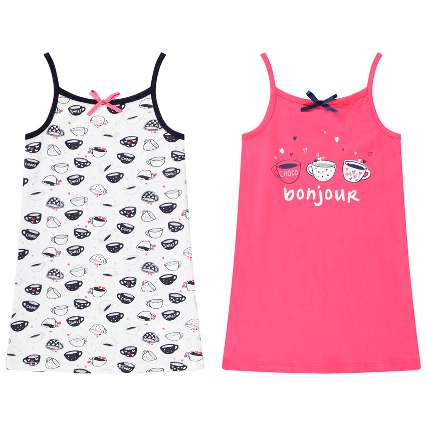 Lot de 2 nuisettes pour fille 