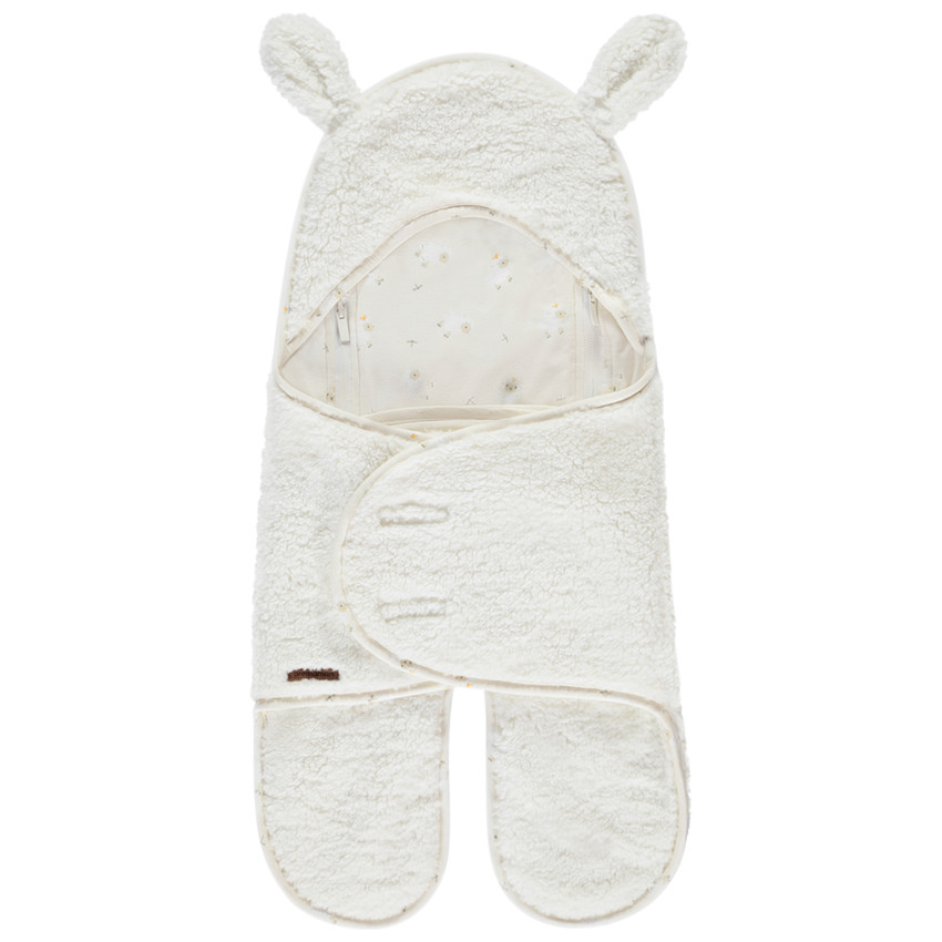 Nid d'ange à capuche avec oreilles décorative "La Vie à la Ferme" 