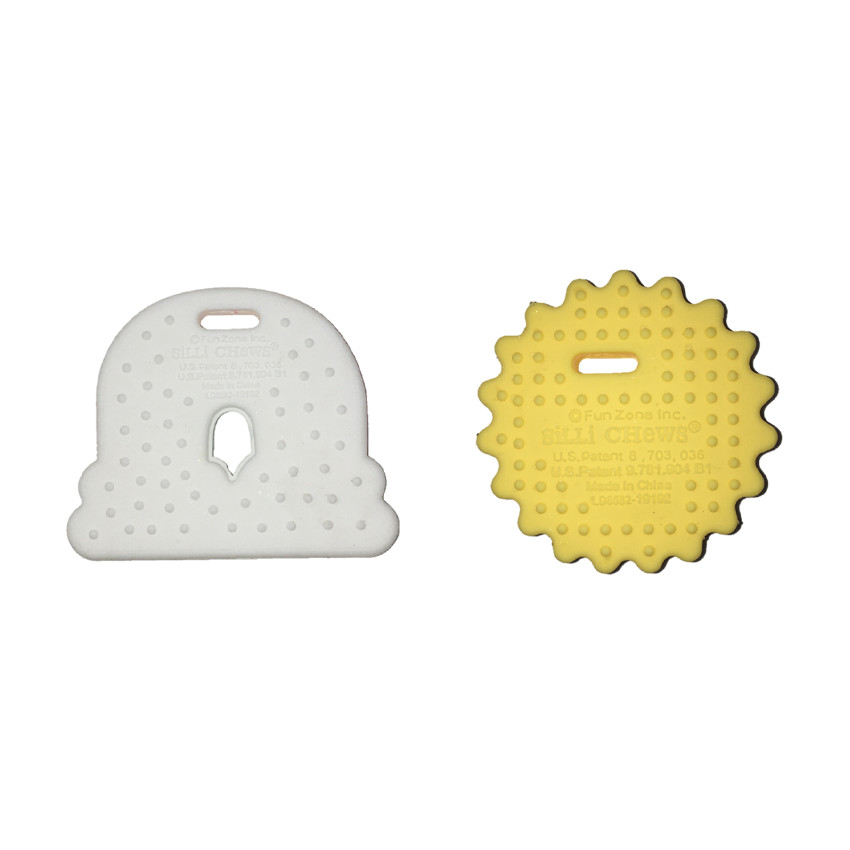 Set de 2 mini jouets de dentition Arc-en-ciel + Soleil 