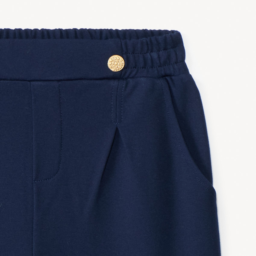 Pantalon milano avec boutons fantaisie pour fille  
