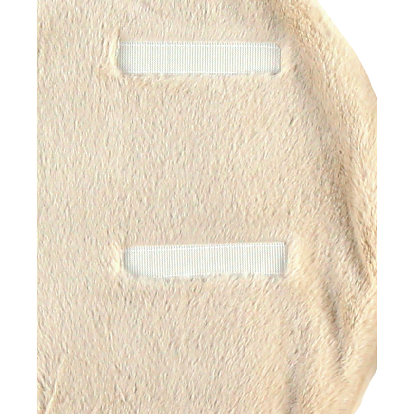 Couverture promenade poils longs Mix & Match - Ivoire 