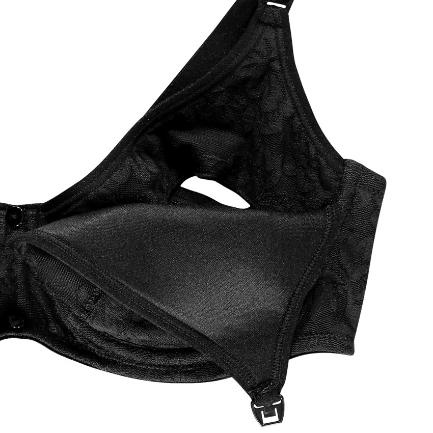 Soutien-gorge de grossesse et d'allaitement à armatures et motif floral 