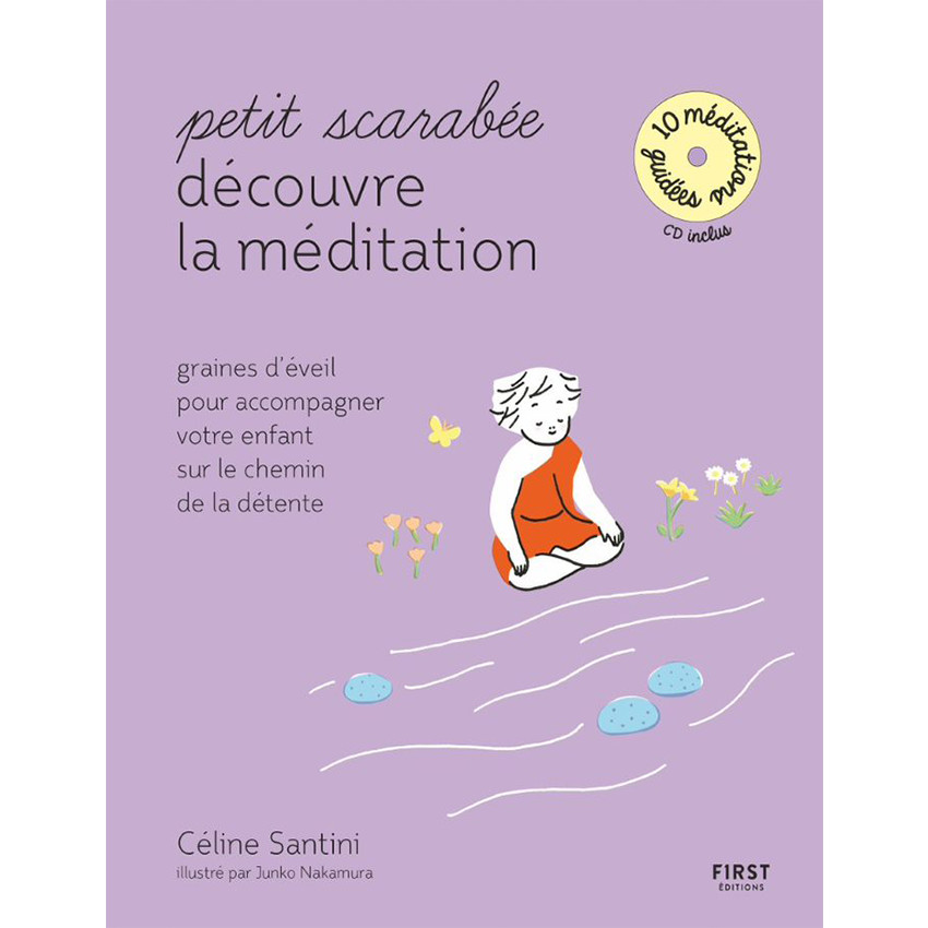 Livre Petit scarabée découvre la méditation avec CD 